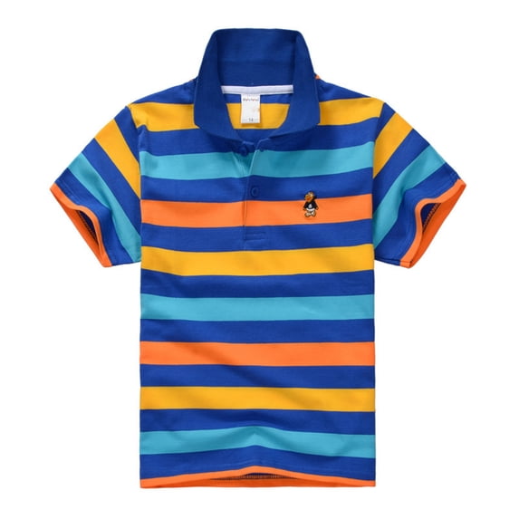 Kids' Quick Dry Campus Uniform Shirt School Polo Top Sportswear Collared Clothing