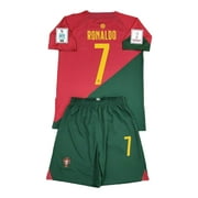 Kids | RONALDO #7 PORTUGAL Nike Futbol Sports Soccer Jersey T-Shirts & Shorts 00133