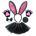 thumbnail image 1 of Kids Rabbit Costume Set Easter Animal Bunny Dress Up Outfits, 1 of 4