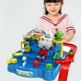 thumbnail image 1 of Kids Race Track Toy Set, Educational Train Track Car Racing Game with Interactive Mechanical Tracks, STEM Learning Toy Gift for Boys Girls Toddlers Birthday Christmas, 1 of 5