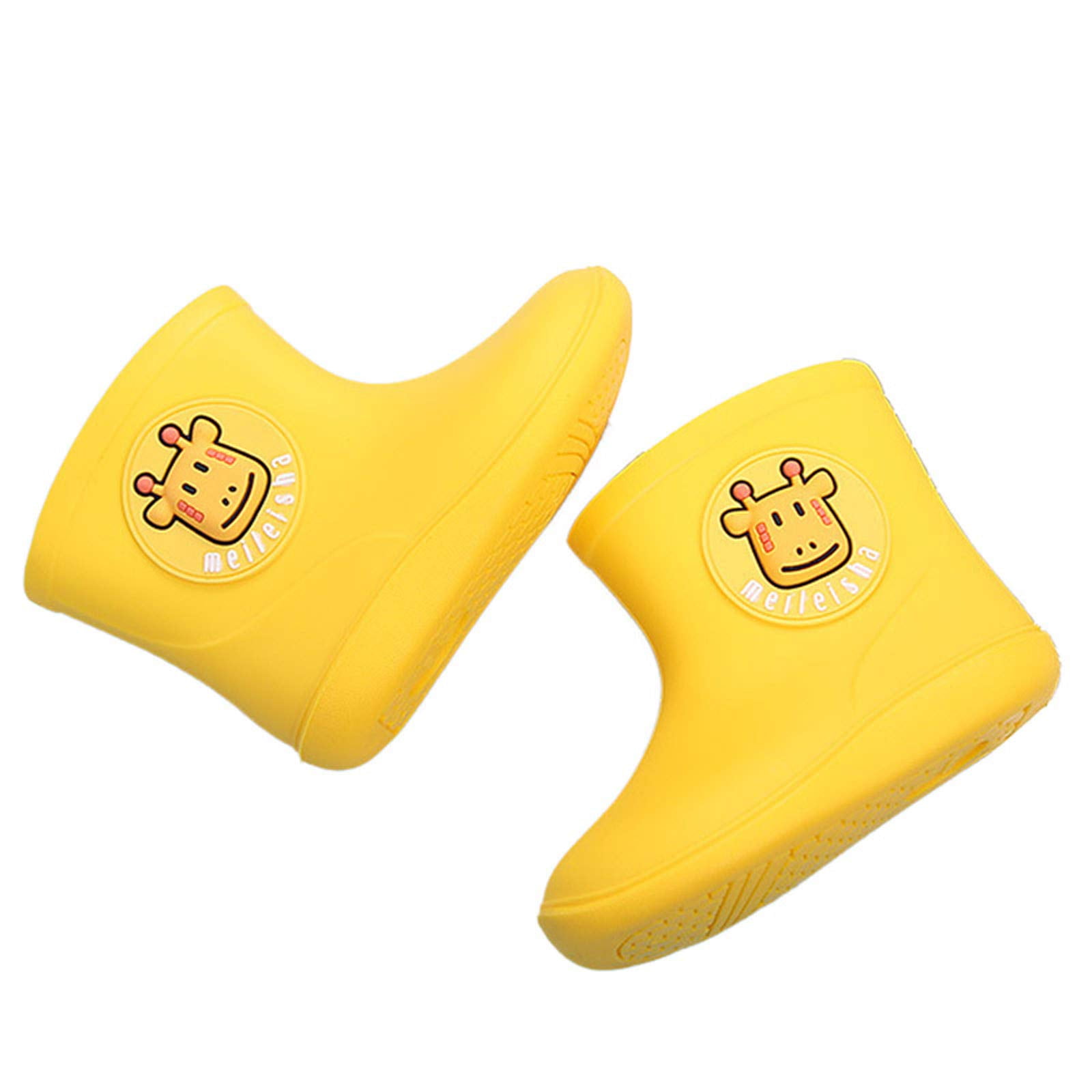 Kids Rain Boots Boys Girls Rubber Boots Dinosaur Prints Non Slip