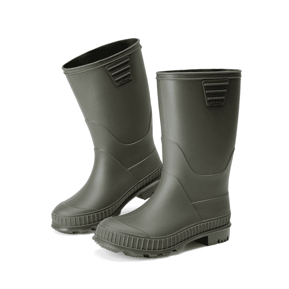 Kids Rain Boots Easy-On Lightweight Waterproof Non-Slip Sole for Boys & Girls Outdoor Play Rainy Day Comfortable