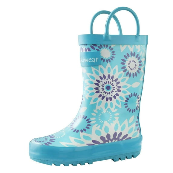 Kids Rain Boots For Boys Girls Toddlers Children, Frozen Bursts