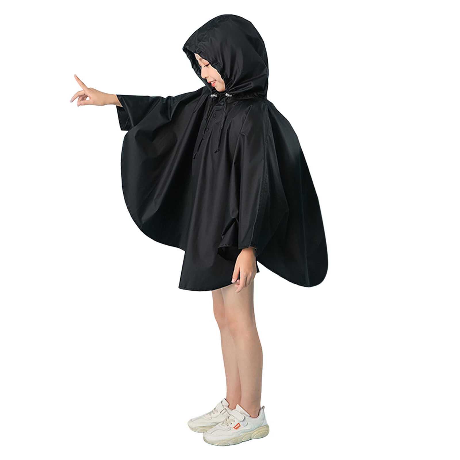 Kids Rain Coat with Hood Long Rain Coat Reusabl Rain Coats for Girls ...