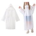 thumbnail image 1 of Kids Rain Coats for Girls Waterproof Rain Jackets Reusable Rain Ponchos with Hood Girls Raincoat Size One Size, 1 of 5