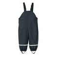 thumbnail image 1 of Kids Rain Pants,Toddler Rain Bib Pants Waterproof Mud Jumpsuit with Lining Windproof Rain Clothes Boys Girls Outdoorwear,Girls Rain Pants,Black,1-3 Years, 1 of 4