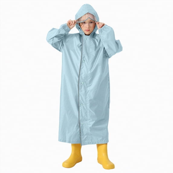 Kids Rain Jacket Toddler Raincoat For Toddler Boys And Girls Spring Jacket Blue 12-14 Years