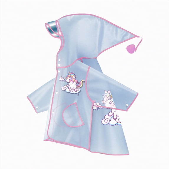 Kids Rain Jacket - Waterproof Raincoat For Toddler Boys And Girls Yellow Breathable Hooded Rain Coat Watermelon Red 6-7 Years