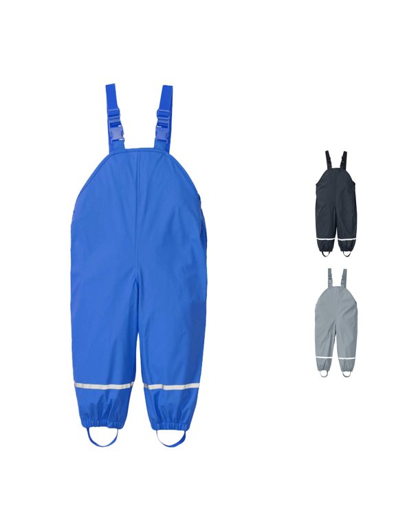 Kids Rain Jumpsuit Dungarees Breathable Outdoor Mud Romper for Toddlers