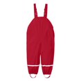 thumbnail image 1 of Kids Rain Pants Kids Rain Dungarees Windproof Waterproof Mud Jumpsuit Clothes Baby Pants Red 1 Years-3 Years, 1 of 4