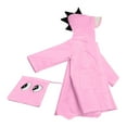 thumbnail image 1 of Kids Rain Ponchos Girls Boys Raincoat Toddler Kids Baby Girls Solid Color Rainwear Children Raincoat Waterpoof Rain Hooded Jacket Coat Toddler Rain Jacket Kids Hooded Jacket, 1 of 5
