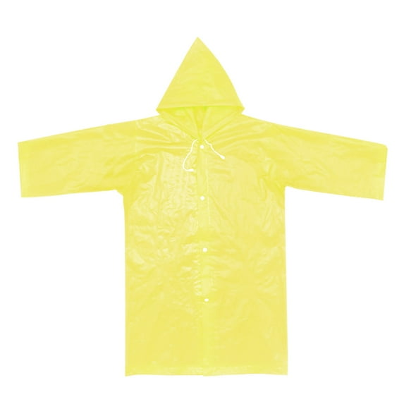 Kids Rain Raincoat For Girls Boys Reusable EVA Clear Portable Rain Coats Lightweight Jackets With Hood