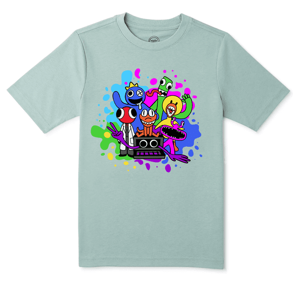 Kids Rainbow Friends Graphic T-Shirt Size 14-16