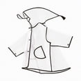 thumbnail image 1 of Kids Raincoat For Toddler Boys And Girls Toddler Rain Poncho Waterproof Rain Jacket Children Cartoon Rainwear Black 18-24 Months, 1 of 4