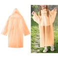 thumbnail image 1 of Kids Raincoat Waterproof Kids Rain Jacket Reusable Rain Ponchos with Hood Girls Rain Jackets Size One Size, 1 of 5