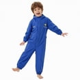 thumbnail image 1 of Kids Raincoats For Toddler Boys And Girls Waterproof Rain Jacket Cartoon Toddler Rain Wear Children Rain Poncho Blue 12-13 Years, 1 of 7