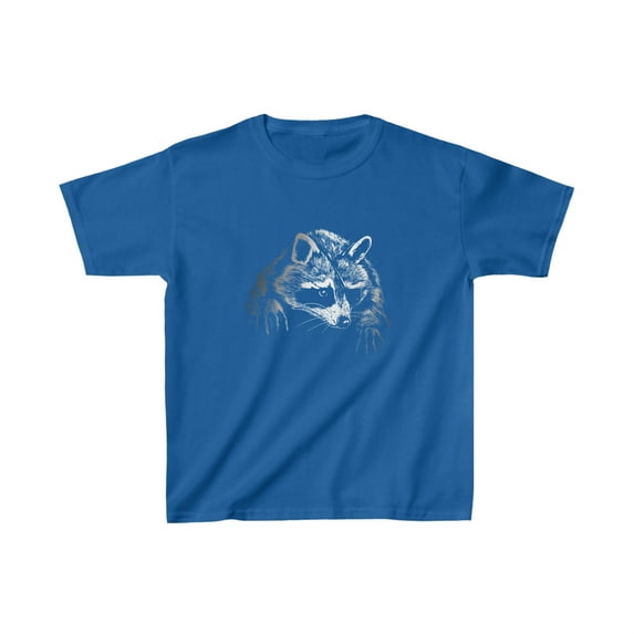Kids' Realistic Raccoon Face T-Shirt