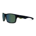 thumbnail image 1 of Kids Rectangle Multi Pattern Sunglasses (Black/Citron), 1 of 6