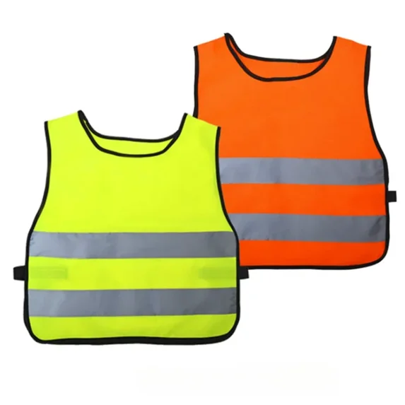 Kids Reflective Vest Safety Construction School for Boys and Girls Cycling Skiing Safety