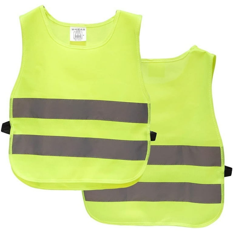 Kids Safety Vest - 2-Pack, High Visibility for Night