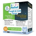 thumbnail image 1 of Kids Relief Cough & Cold Syrup Combo Daytime & Nightime Formula for Kids 0-12 Years, Gluten & Dye Free, No Added Sugar, 2 x 3.4oz, 1 of 7