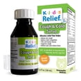 thumbnail image 1 of Kids Relief Cough & Cold Syrup for Kids 0-12, Gluten and Dye Free, No Sugar Added, 3.4oz, 1 of 6