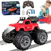 HNH 1: 18 Kids Remote Control Car with 2 Batteries, RC Truck for Boys and Girls 3+, Red
