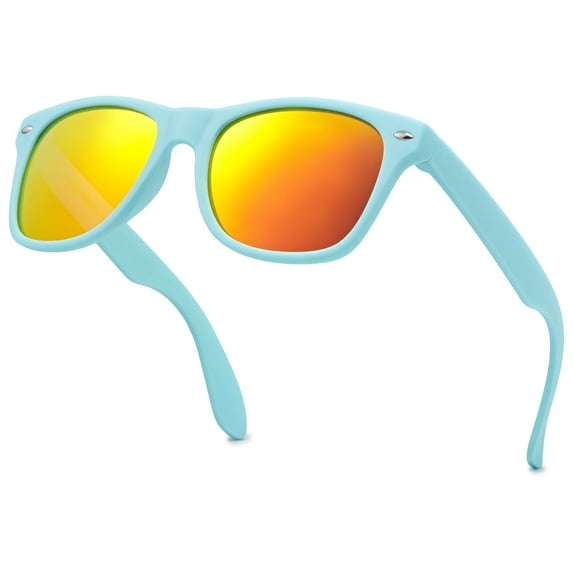 Kids Polarized Sunglasses for Boys Girls Age 3-12 Shatterproof UV400 Toddler Children Sun Glasses