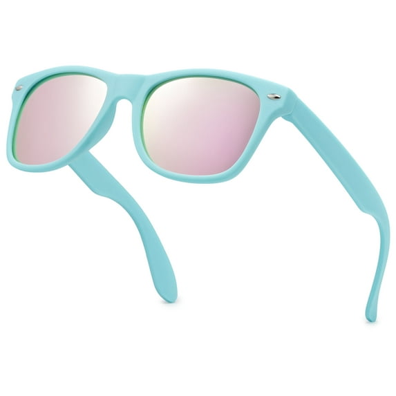 Kids Polarized Sunglasses for Boys Girls Age 3-12 Shatterproof UV400 Toddler Children Sun Glasses