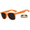 thumbnail image 1 of Kids Retro Sunglasses - Matte-Orange Frame / Smoke Polarized Lens, 1 of 4