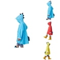 thumbnail image 1 of Kids Reusable Hooded Rain Poncho, Waterproof Lightweight Cartoon Dinosaurs Rain Jacket for Girls and Boys 2-14 Years, All Season Thick Buttoned Raincoat, 1 of 4