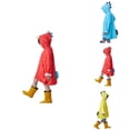 thumbnail image 1 of Kids Reusable Hooded Rain Poncho, Waterproof Lightweight Cartoon Dinosaurs Rain Jacket for Girls and Boys 2-14 Years, All Season Thick Buttoned Raincoat, 1 of 4