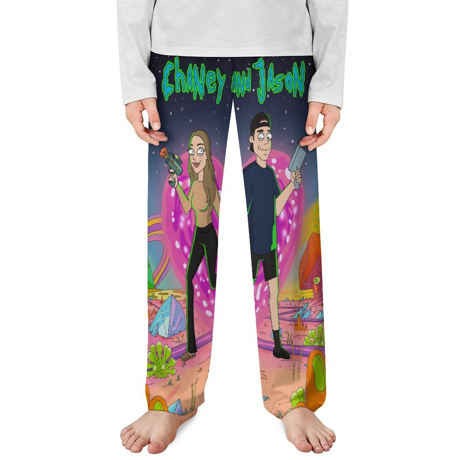 Kids Rick And Morty Pajamas Pant Comfortable Drawstring Lounge Pajama ...