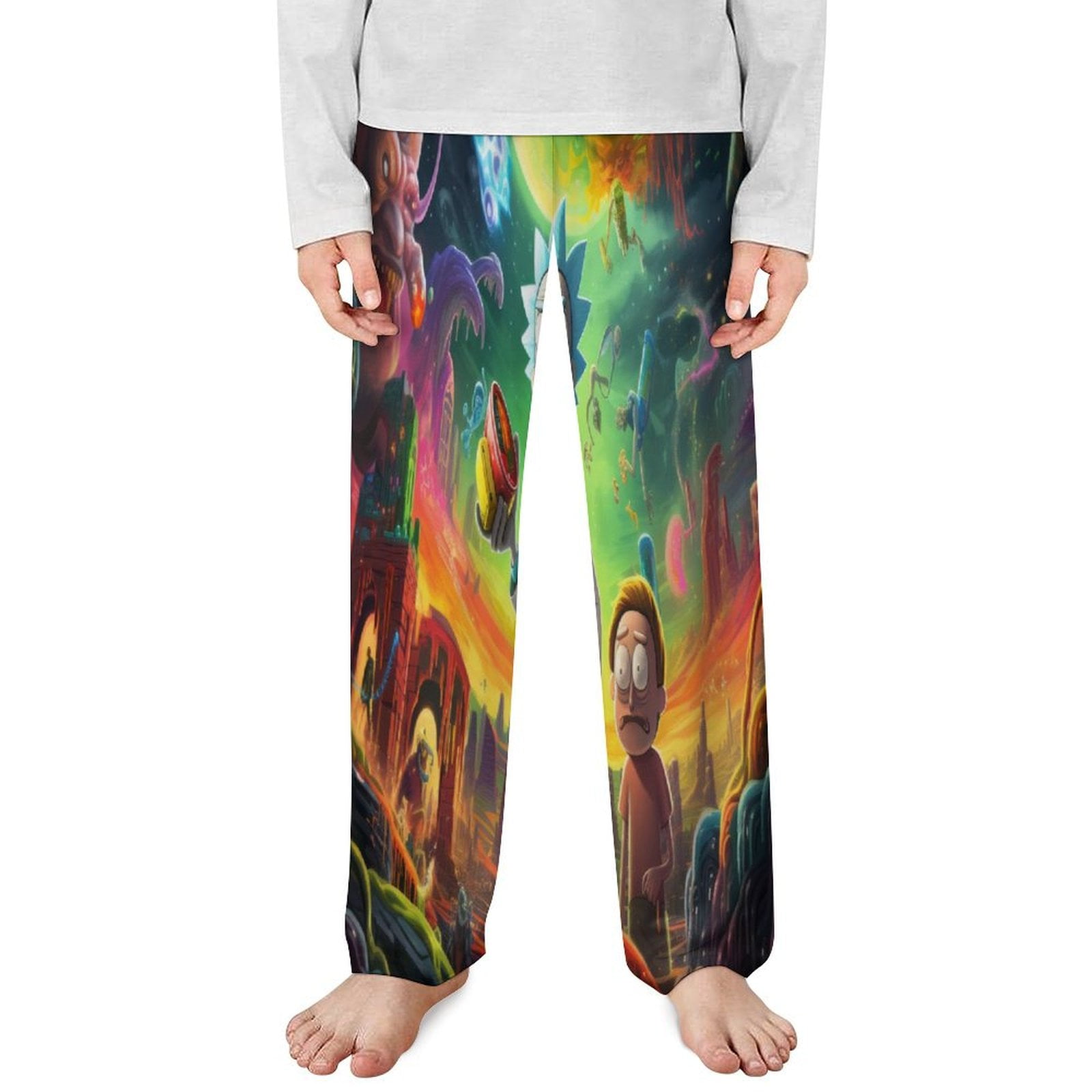 Kids Rick And Morty Pajamas Pant Comfortable Drawstring Lounge Pajama ...
