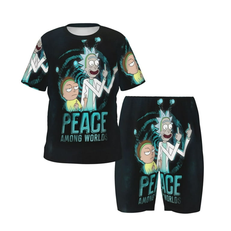 Rick and morty pajama set sale
