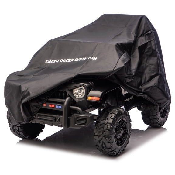 Kids Ride On Car Cover, Large Power Wheels Cover Waterproof, Extra Thick 420D Oxford Fabric, Universal Toy Car Cover for Power Wheels Jeep & Toddler Electric Vehicles, All Season Protection