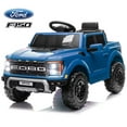 thumbnail image 1 of iYofe Ford Ride on Cars, 12V Ford F150 Raptor Powered Ride on Toys with Remote Control, Electric Car for Kids with Bluetooth/FM/Trunk, 4 Wheelers Truck for Toddlers Boys Girls Ages 3-6, Blue, 1 of 9