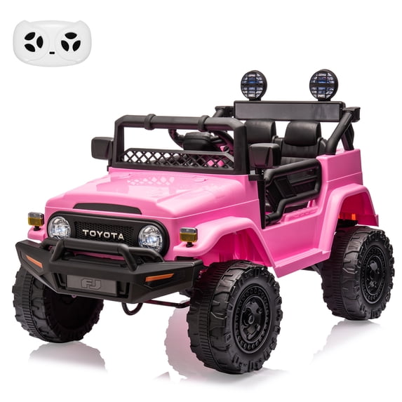 12v Inflatable Electric Ride Kids Ride-On Car, 12V Licensed Toyota Electric Truck with Parent Remote ...