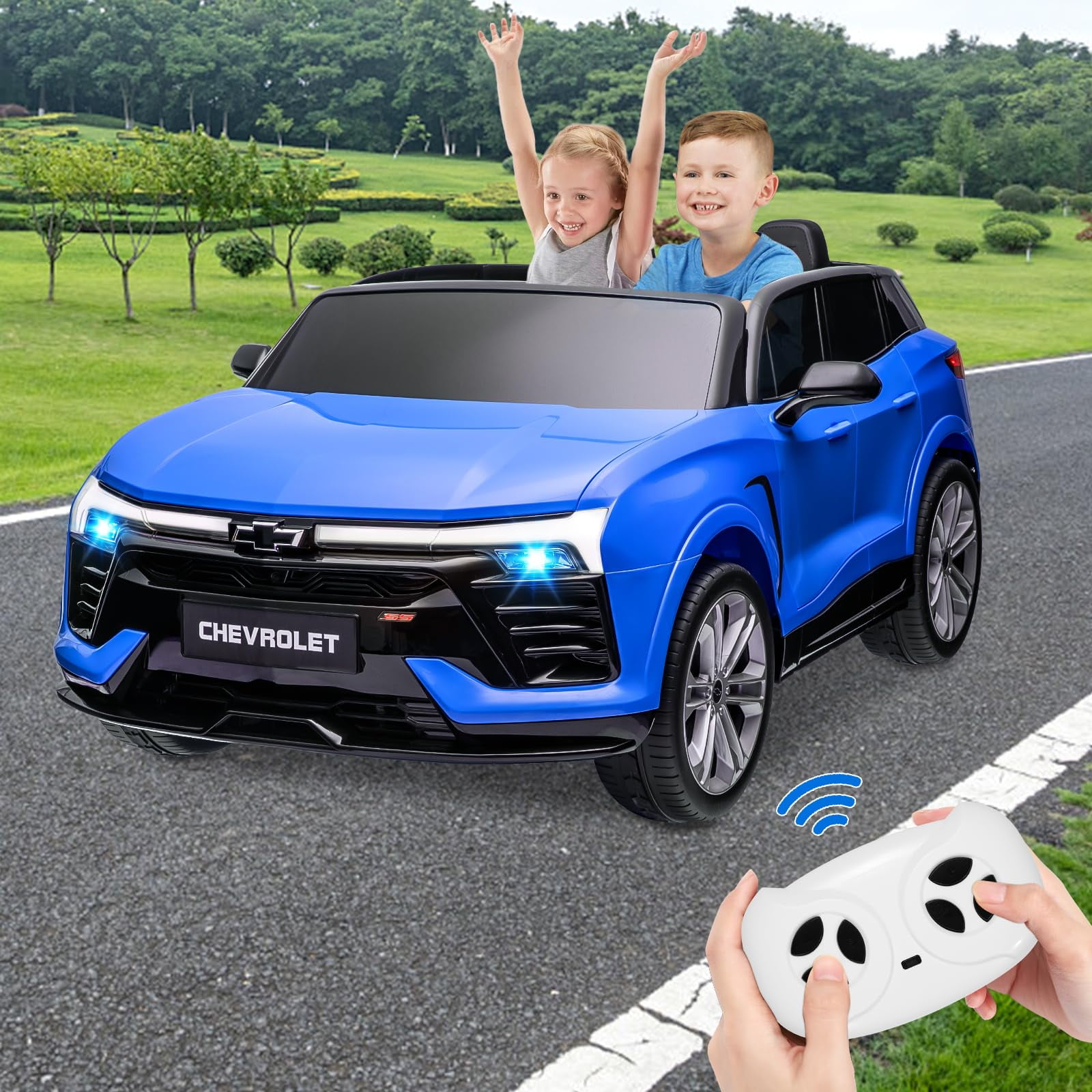 24V Shelby Cobra Ride On Car For Kids - 2 Seater Electric Toy With Parent Remote