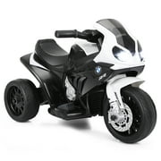 Costway Kids Ride On Motorcycle BMW Licensed 6V Electric 3 Wheels Bicycle Music & Light Black