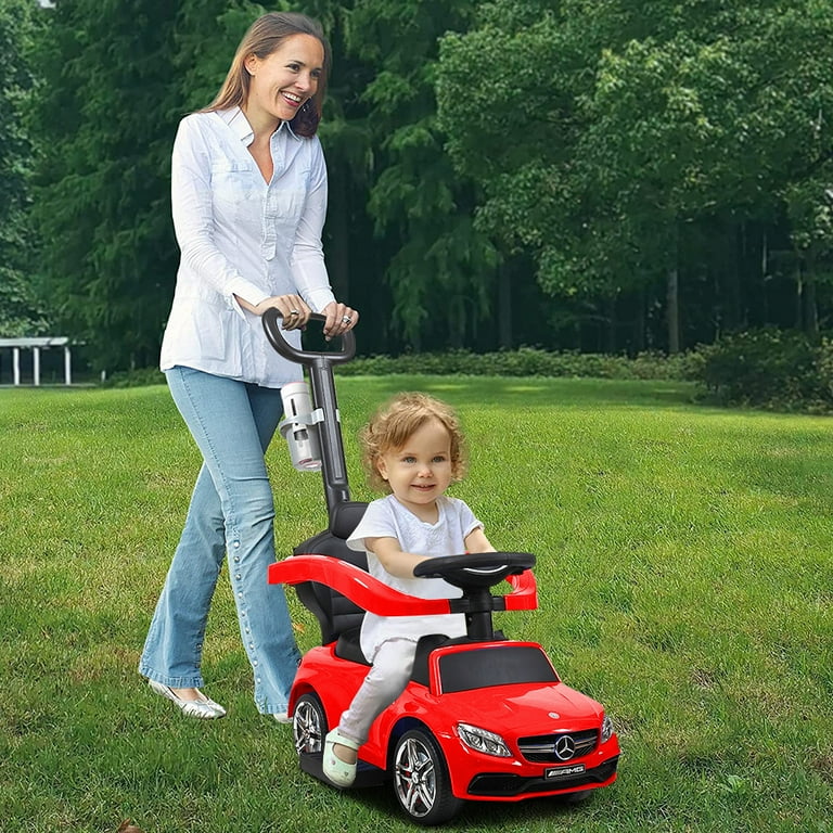 Maxmass Kids Ride On Push Car Licensed Mercedes Benz 3