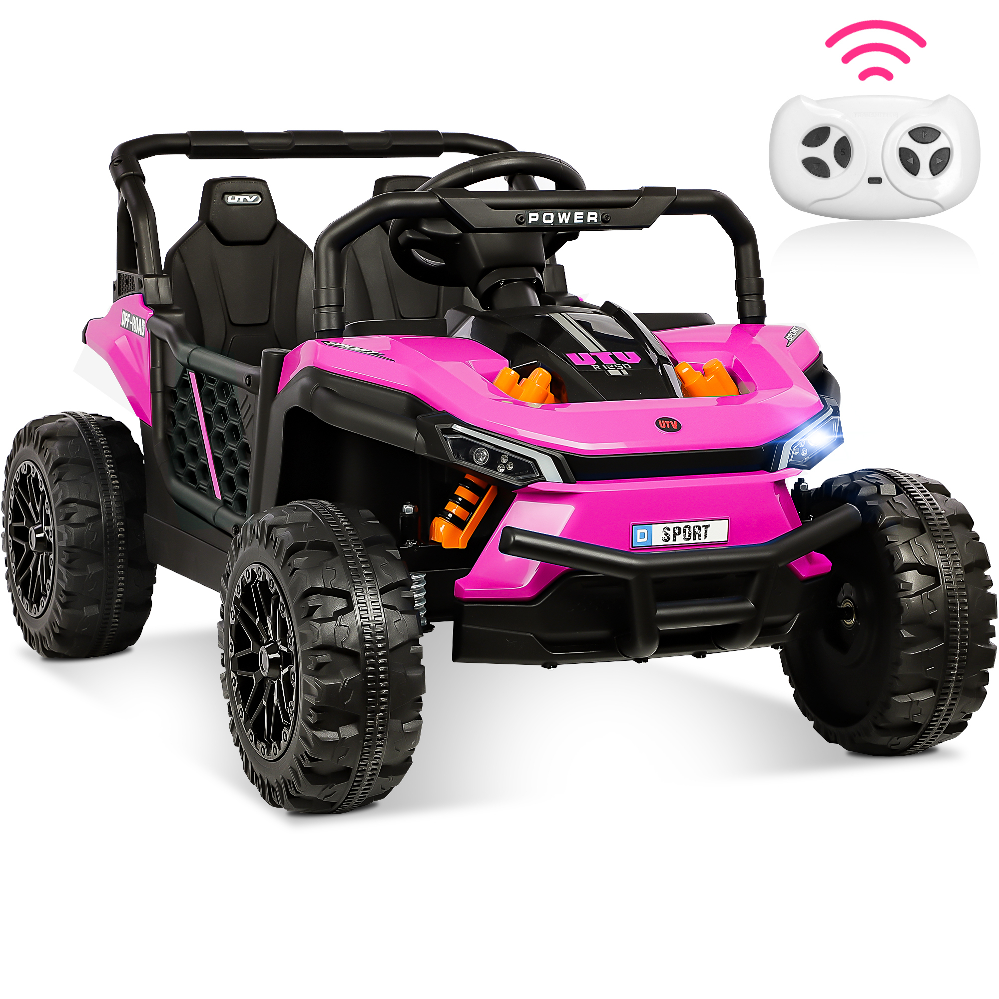Kidzone Kids Ride On ATV Car 12V Toy Electric 4 Wheel Power Quad w