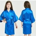 Kids Robes for Girls Toddler Girls Silk Bathrobe with Hooded Kimono ...