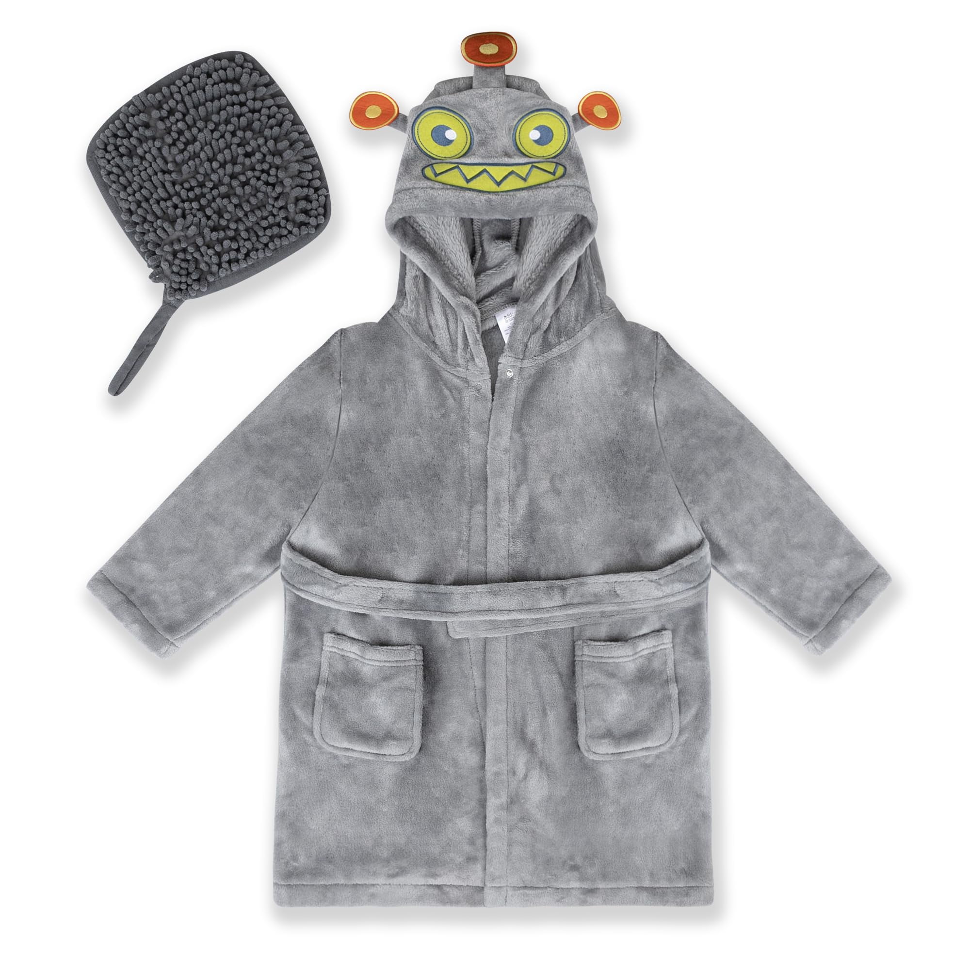 Kids Robes for Boys Robe Soft Plush Hooded Fleece Bathrobe Gift Robes