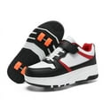thumbnail image 1 of Kids Roller Shoes Sneakers with Wheels - Premium Sport Roller Skate Sneaker for Boys Girls Christmas Birthday Children Show Gift, 1 of 17