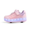 thumbnail image 1 of Kids Roller Skates Light up Shoes with Wheels Shoes LED USB Charging Roller Sneakers for Girls Boys Birthday Christmas Gift, 1 of 14