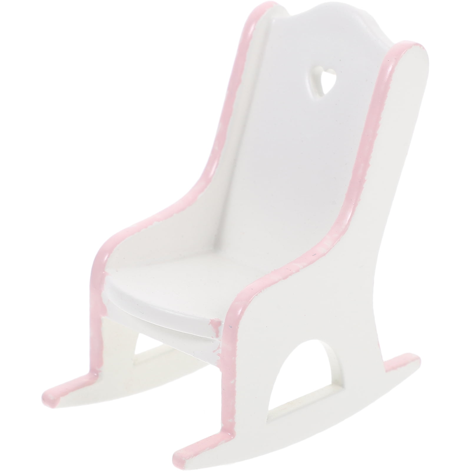 Kids Room Furniture Mini Rocking Chair Home Decor Doll House Model Desktop Children s Baby