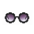 thumbnail image 1 of Kids Round Flower Sunglasses Girl flower Shaped Sunglasses Cute Kids Eyewear for Pool Beach Outdoor Black One Size, 1 of 6