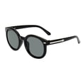 thumbnail image 1 of Kids Round Sunglasses UV Protection, Retro Thick Full Rim Frame Resin PC Material Lightweight Children Eyewear for Daily Wear Outdoor Play Black, 1 of 5