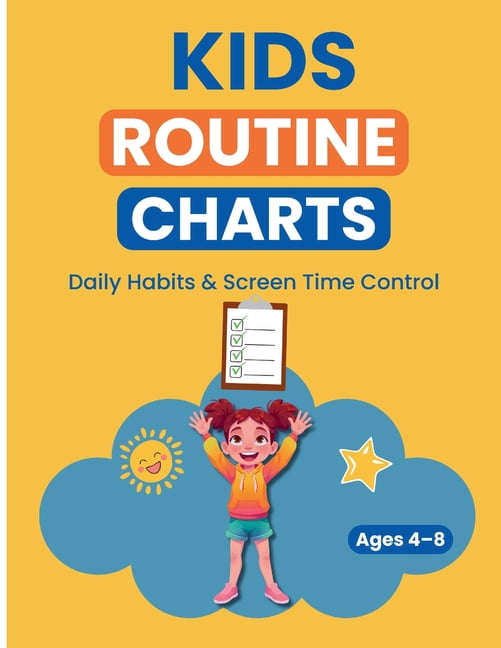 Kids Routine Charts: Daily Habits, Reward System & Screen Time Control ...